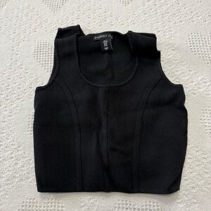 Sincerely Jules Ribbed Corset-Like Top (M)